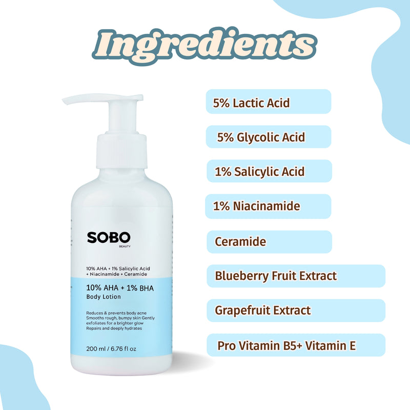 10% AHA + 1 % BHA Lotion- 200 ML