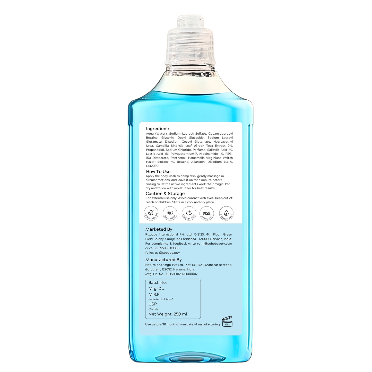 Exfoliating Body wash