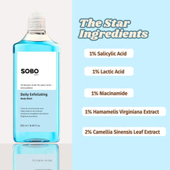 Daily Exfoliating Body wash with AHA + BHA- 250 ML
